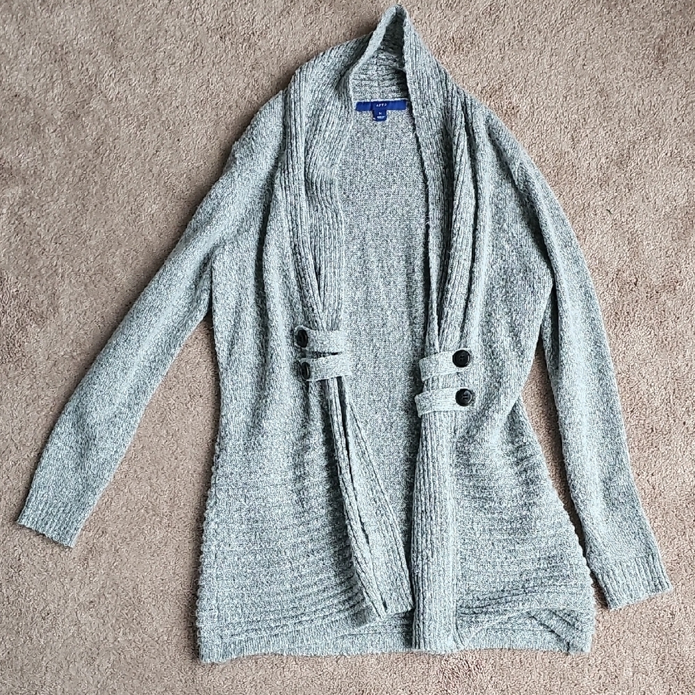 Apt. 9 Light Gray Women's Cardigan